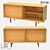 Modern Wooden Chest of Drawers 3D model small image 1