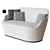 Elegant Harbor Sofa: B&B Italia 3D model small image 1