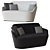 Elegant Harbor Sofa: B&B Italia 3D model small image 2