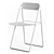 Con.fort Folding Chair: Stylish & Lightweight 3D model small image 3