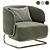 Elegant Comfort: Marabu Armchair 3D model small image 1
