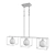 Cowen Island Chandelier Brushed: Sleek & Stylish Pendant Lighting 3D model small image 2