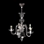 Elegant Wranovsky Clerius Crystal Chandelier 3D model small image 2