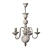 Elegant Wranovsky Clerius Crystal Chandelier 3D model small image 6