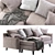 Elegant Beverly Sofa 2013 3D model small image 4