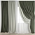 Elegant Polygon Curtain Model 3D model small image 1