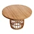 Boho Chic Rattan Oval Dining Table 3D model small image 3