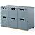 Asplund SNOW B Storage Unit with Drawers 3D model small image 2