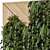 Wooden Base Vertical Garden 3D model small image 5