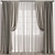 Elegant Window Drapes 3D model small image 1