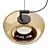 Elegant Blown Glass Pendant Lamp 3D model small image 2