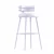 Modern Upholstered Bar Chair 3D model small image 4