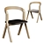 Modern Diverge Chair: Sleek Design 3D model small image 3