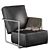 Modern A.B.C. Armchair: Stylish Design for Ultimate Comfort 3D model small image 2