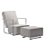 Modern A.B.C. Armchair: Stylish Design for Ultimate Comfort 3D model small image 4