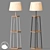 Elegant Tall Floor Lamp 3D model small image 1