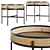 Rattan Accent Tables by Loft Concept 3D model small image 2