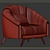 SADDLE Armchair: Modern Comfort for Your Home 3D model small image 4