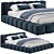 Saba Pixel: Versatile Modern Bed 3D model small image 1