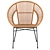 Rattan Accent Chair: Natural Elegance 3D model small image 3