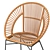 Rattan Accent Chair: Natural Elegance 3D model small image 6