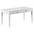 Kelly Desk - Stylish White Wooden Writing Table 3D model small image 3