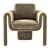 Velvet Floria Chair: Luxuriously Comfortable 3D model small image 2