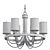 Elegant Ombra Pendant Light 3D model small image 2