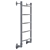 Bronze Water Heated Towel Rail - EWRIKA Sappho D 70x50 3D model small image 3