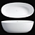 Luxurious Arezzo 1700: Modern Double Ended Bath 3D model small image 1