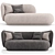 Ferm Living Rico Divan & Sofa 3D model small image 1