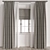 Versatile 3D Curtain Model 3D model small image 1