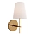 Arc Mid-Century Sconce: Stylishly Illuminate Any Space 3D model small image 1