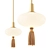 Glass Tassel Pendant Light 3D model small image 1