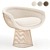 Platner Lounge Chair - Elegant and Versatile Design 3D model small image 1
