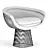 Platner Lounge Chair - Elegant and Versatile Design 3D model small image 5