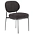 Modern Monty Chair - Sleek and Stylish 3D model small image 1