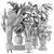 Ferm Living Indoor Plant Set 3D model small image 7