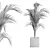 Tropical Palm Outdoor Plant 3D model small image 2