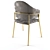 Elegant Velvet Dining Chair 3D model small image 3