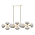 Elegant Klarissa Linear Chandelier 3D model small image 1