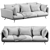 Cloud Comfort Sofa 3D model small image 3