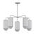 Elegant Glass Pebble Chandelier 3D model small image 2