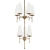 Elegant Swedish Ceiling Lamp 3D model small image 1