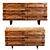 Sophisticated Rustic Sideboard 3D model small image 3