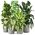 Green Oasis Collection - Set of 280 Indoor Plants 3D model small image 1