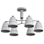 Elegance in Hamburg: Modern Chandelier 3D model small image 2