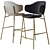 Sleek Holly Stool: Calligaris 3D model small image 3