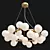 Elegant White Chandelier | 72cm Diameter 3D model small image 2