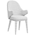 Luxury Diva Chair: Elegant and Comfortable 3D model small image 2